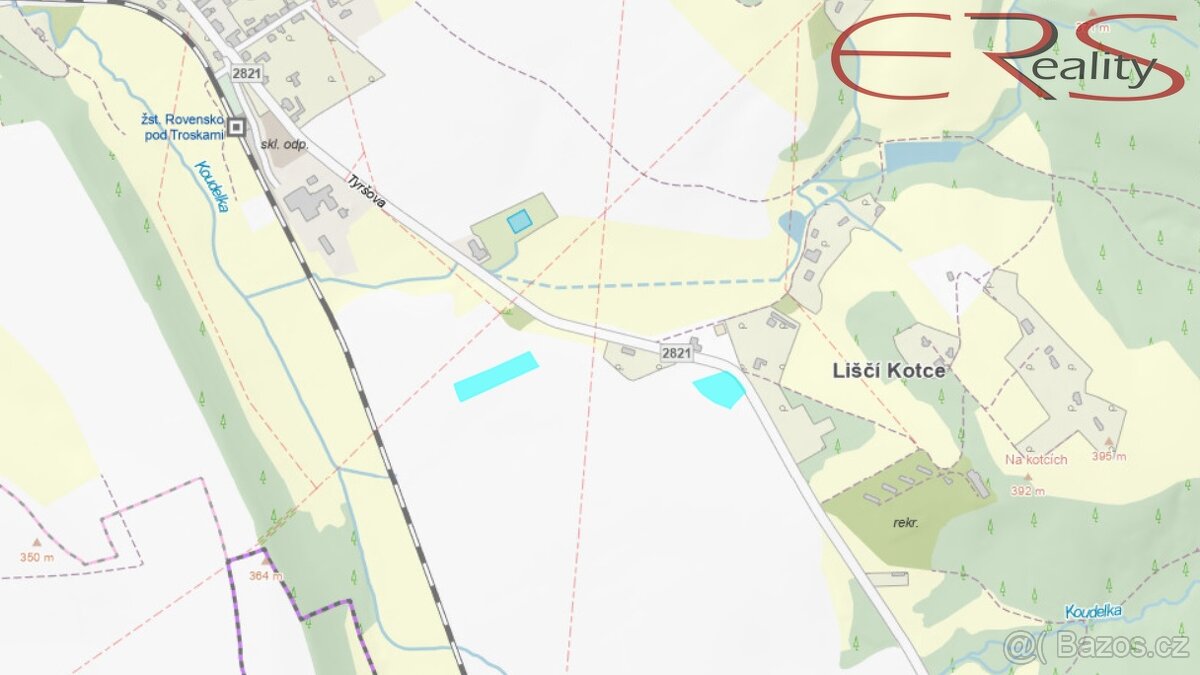 Zemědělská půda, 16 112 m² - Rovensko pod Troskami, Ktová, H - 7