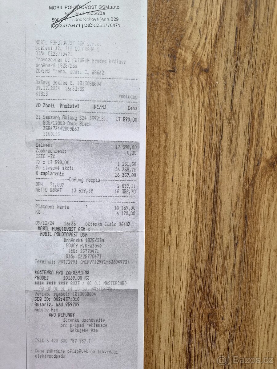 Prodám Samsung Galaxy S24 v záruce - 7