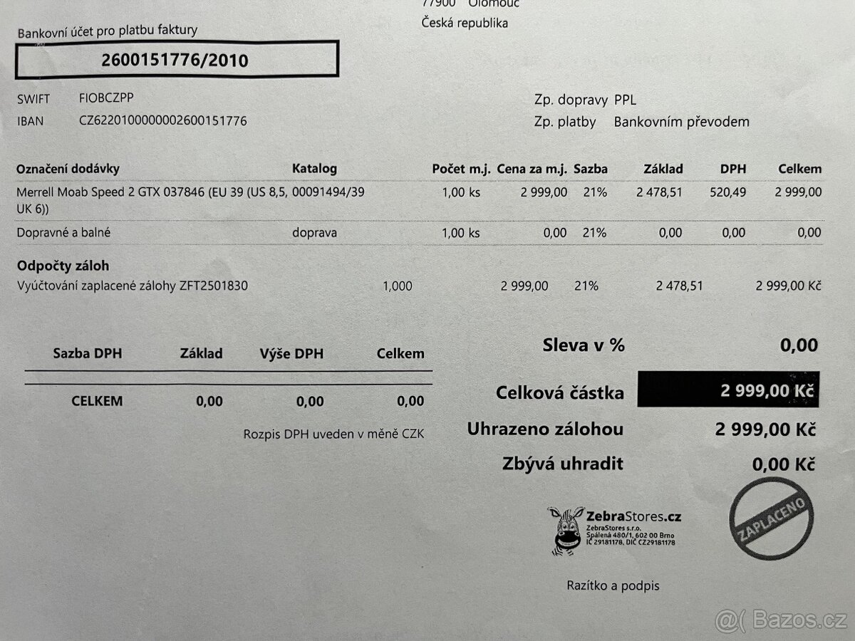 Nové dámské boty zn. Merell, vel. 39 - 7