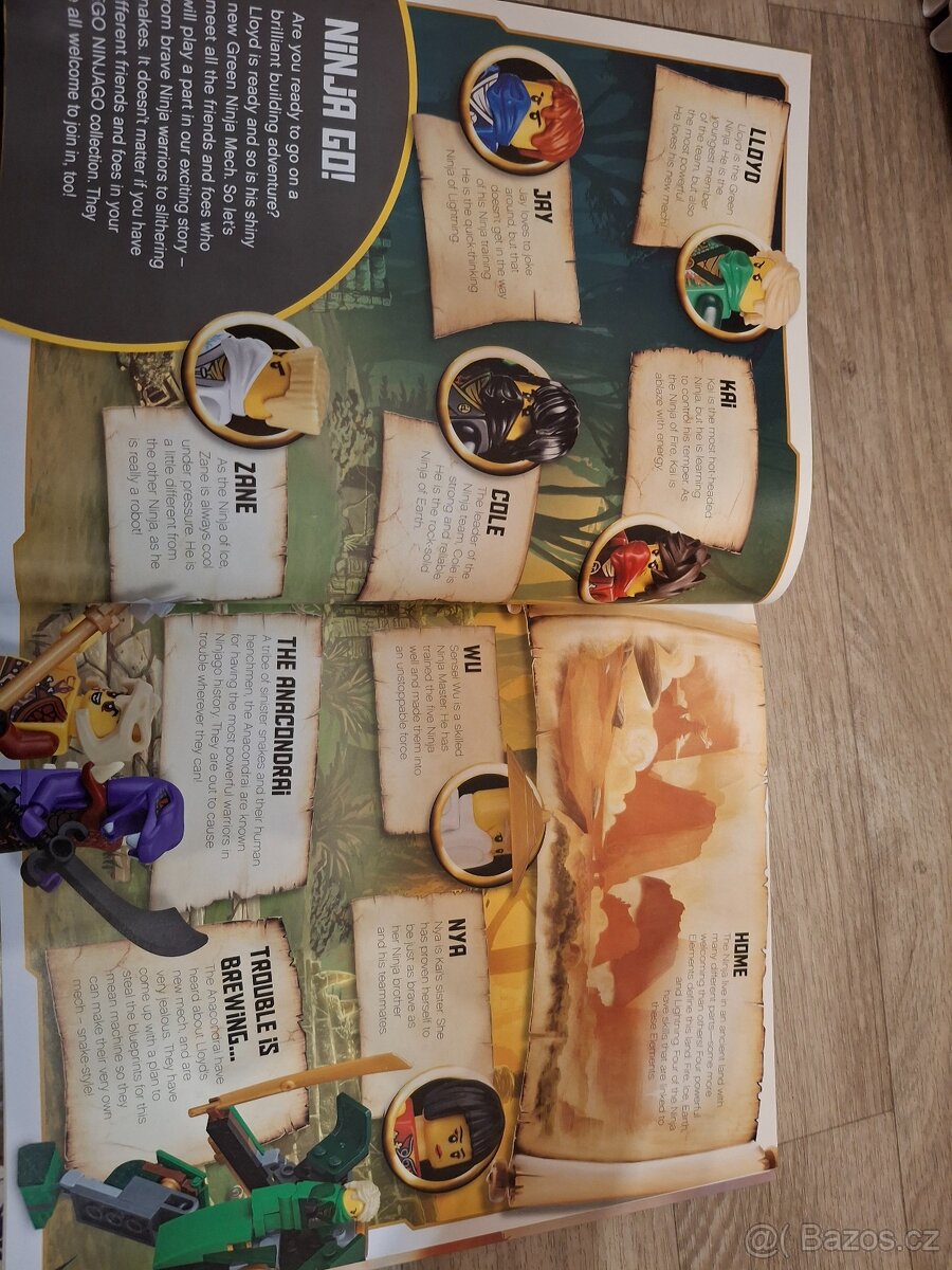 Lego kniha návodů (CZ) a Ninjago lego kniha nové - 7