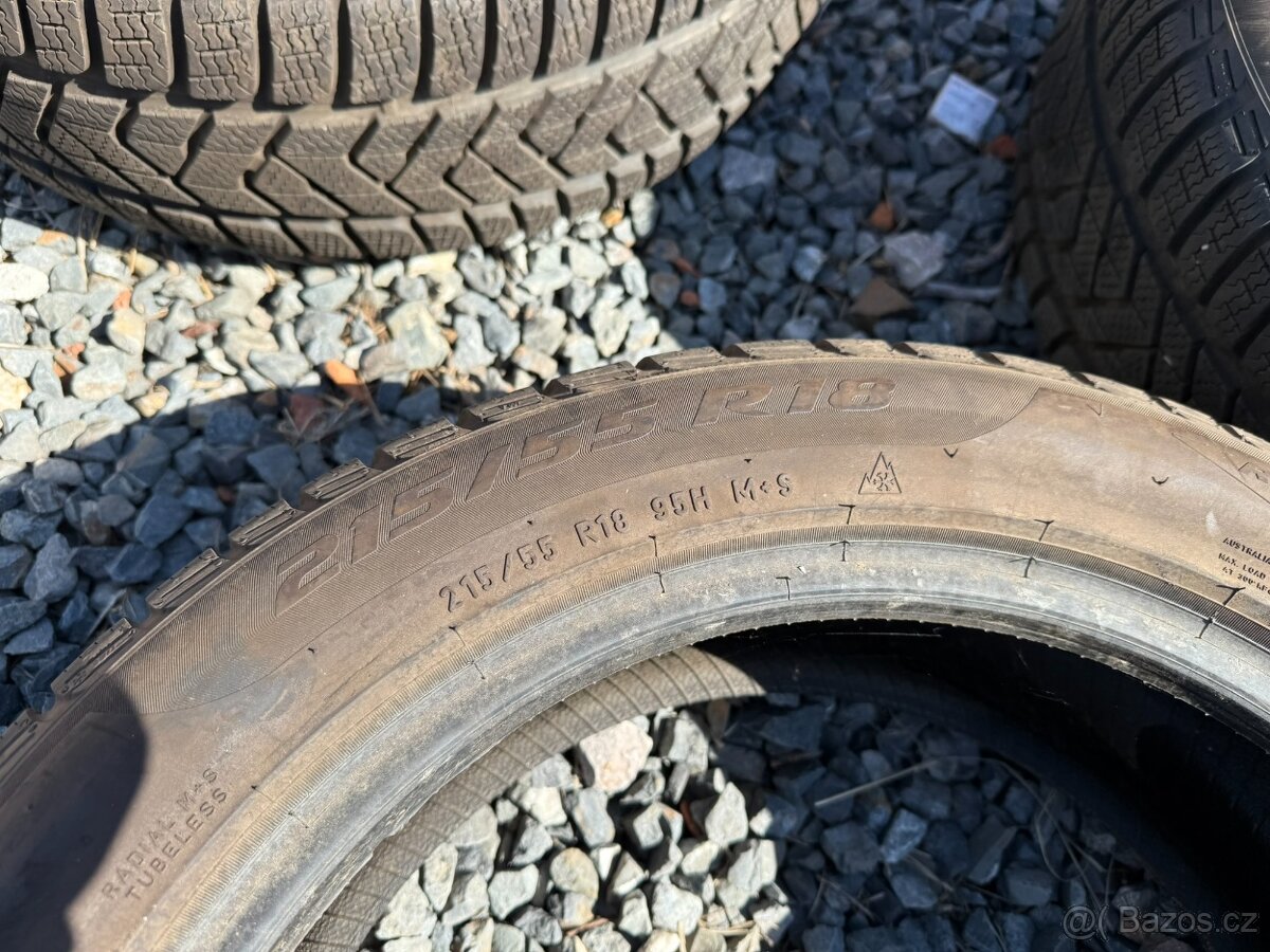 3x ZIMNÍ PNEU - Pirelli Sottozero 3 215/55 R18 95H - 7