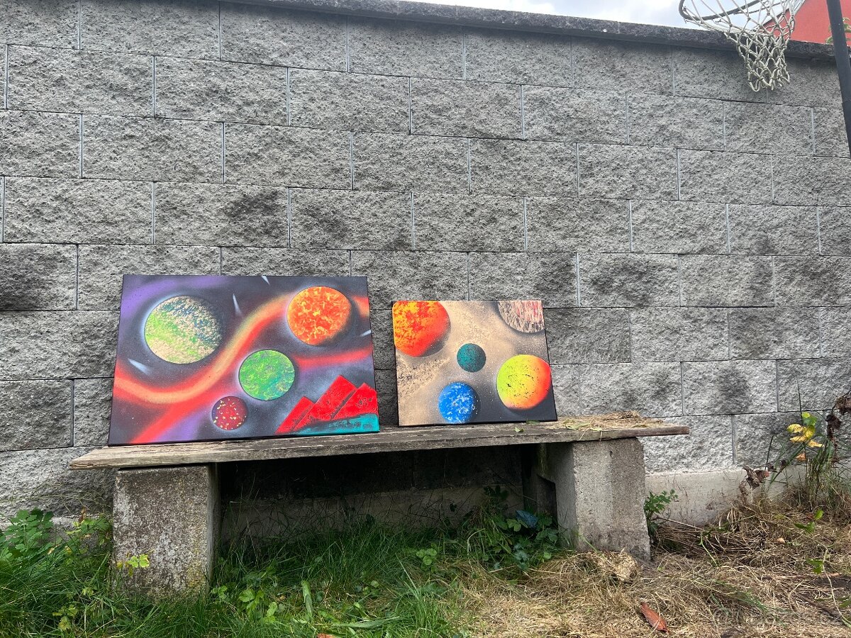 Obrazy svítící pod UV - 7