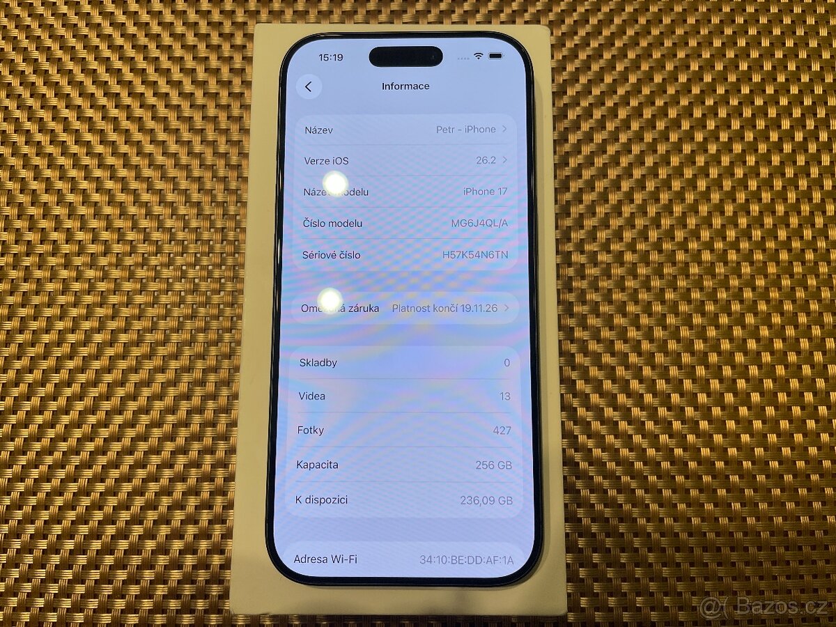 APPLE IPHONE 17 256GB 34 MĚSÍCŮ ZÁRUKA - 7