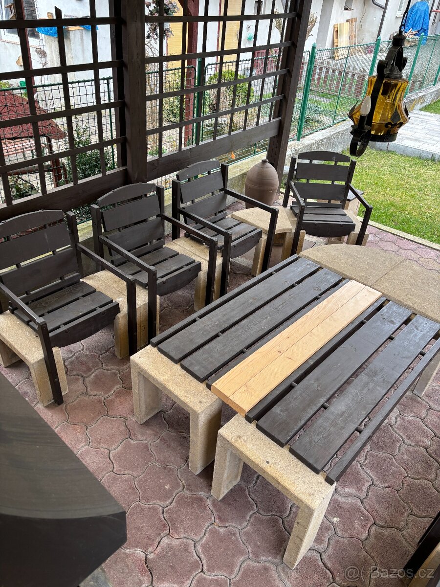 Zahradní posezení pro 8 osob - 7