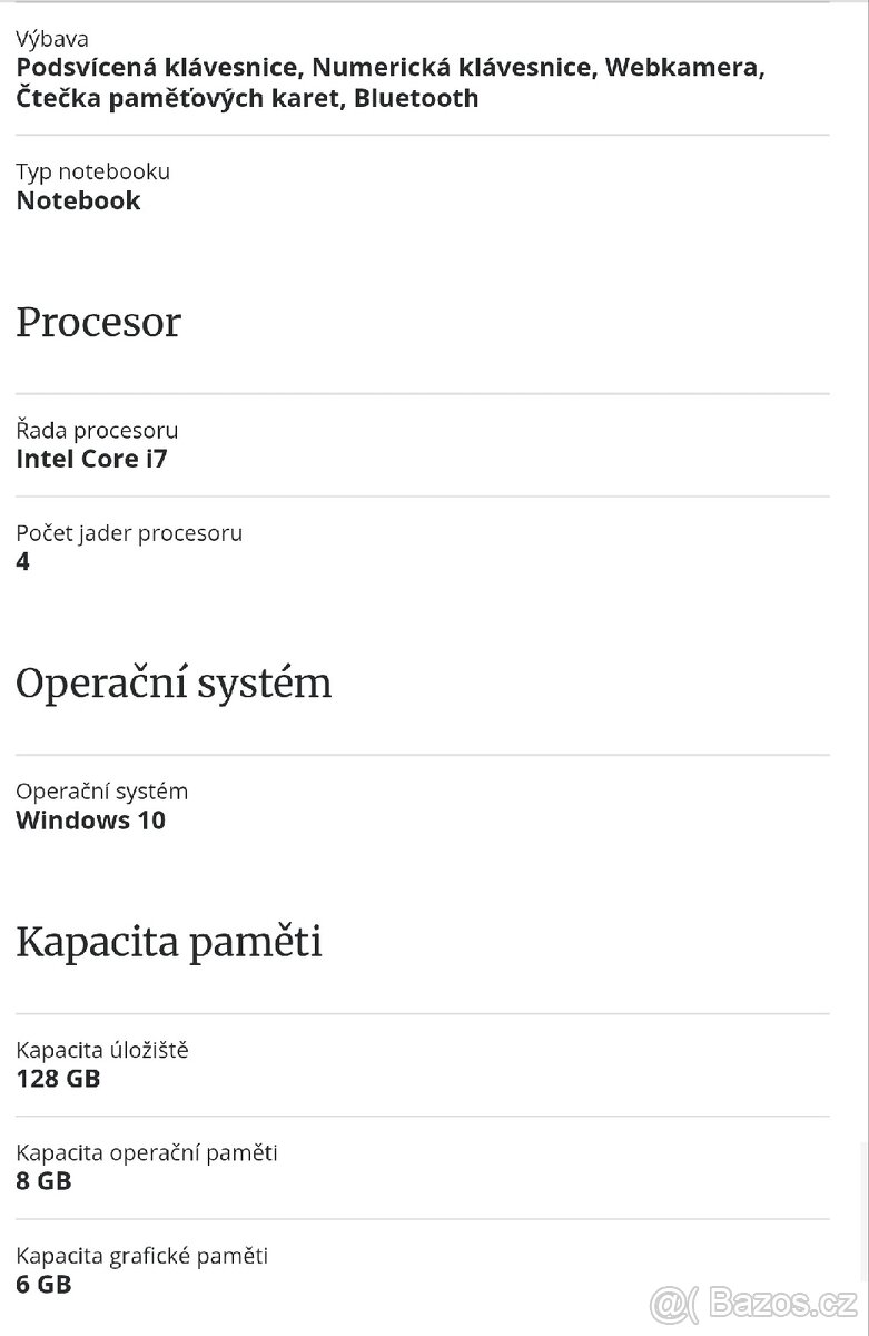 Herní notebook Asus Rog Strix GL703 VM - 7