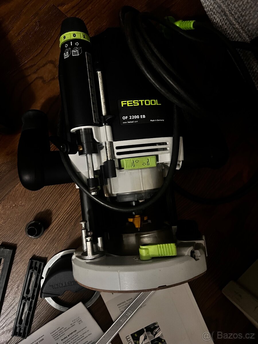 Horní frézka Festool OF 2200 EB SET + 41 kusů fréz - 7