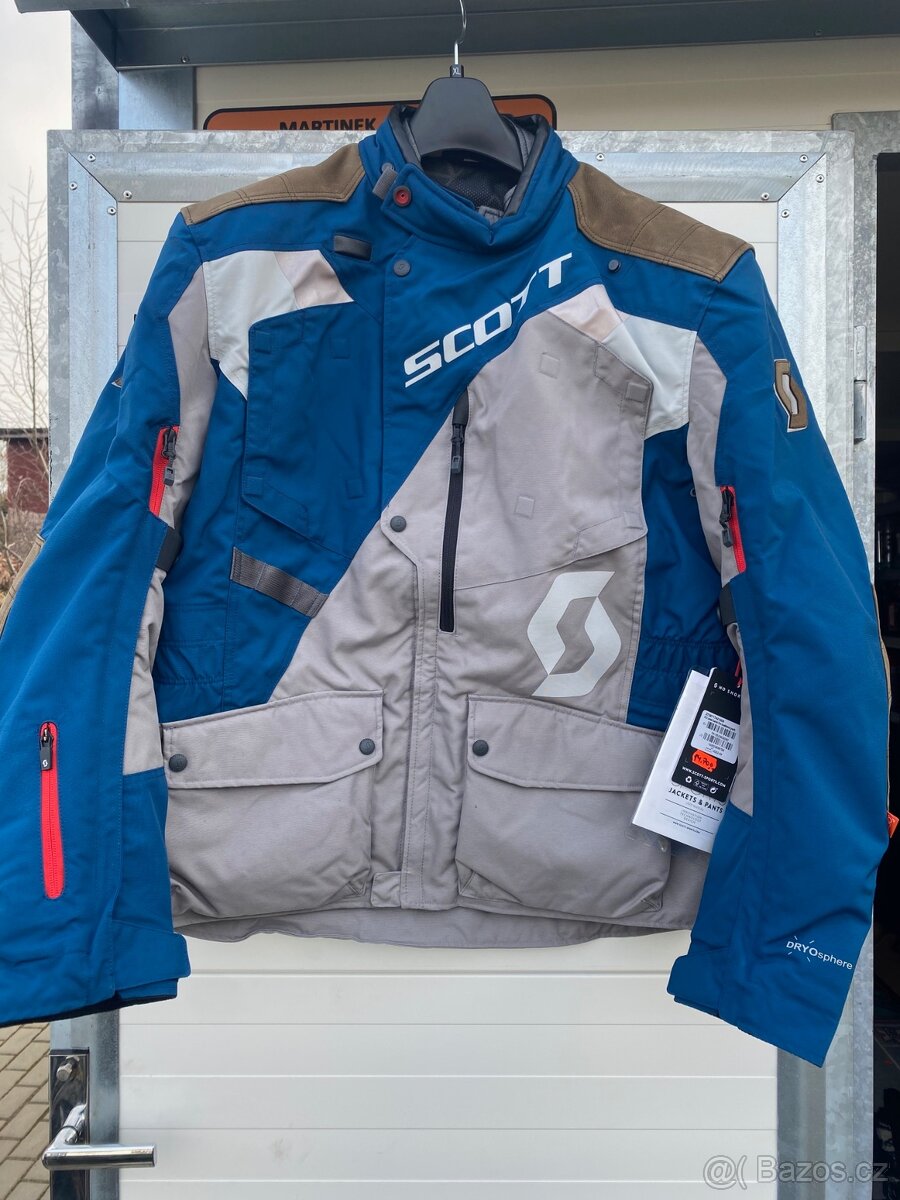 Scott Dual Raid DP bunda modro šedá XL Doprodej - 7