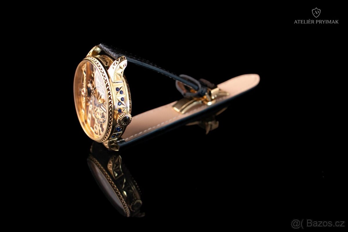 Jedinečné starožítné 8-denní hodinky HEBDOMAS 1900 - 7