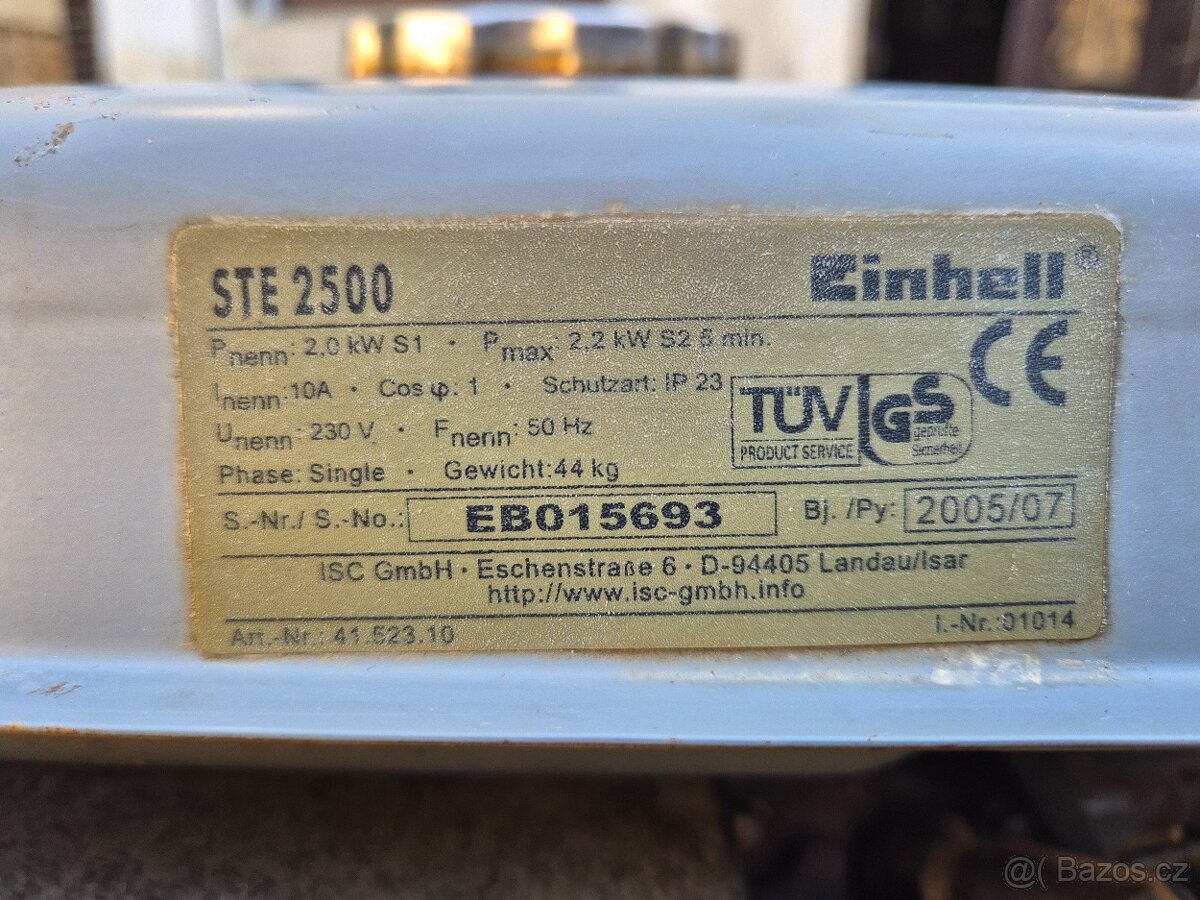 Elektrocentrála Einhell STE 2500 - 7