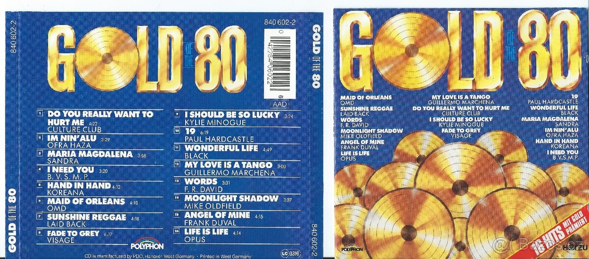 CD-PRODÁM VĚTŠÍ MNOŽSTVÍ ORIGINÁL CD 04/14 - 7