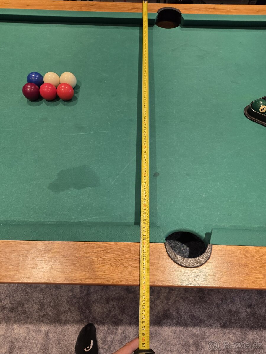 Kulečníkový stůl s výměnou deskou na karambol - 7