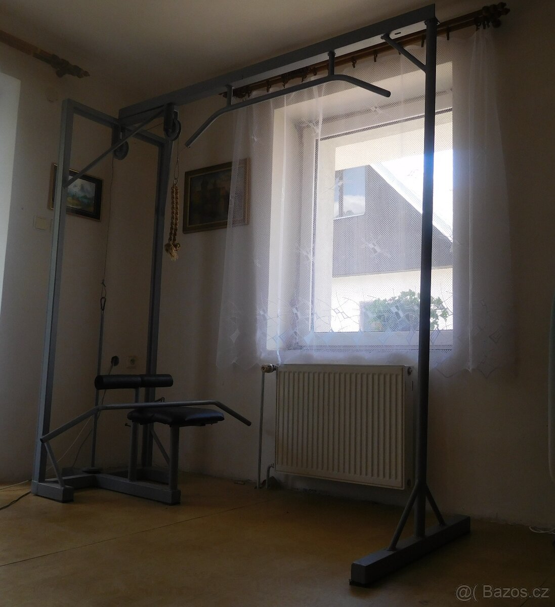 Horní kladka + konstrukce s hrazdou - 7