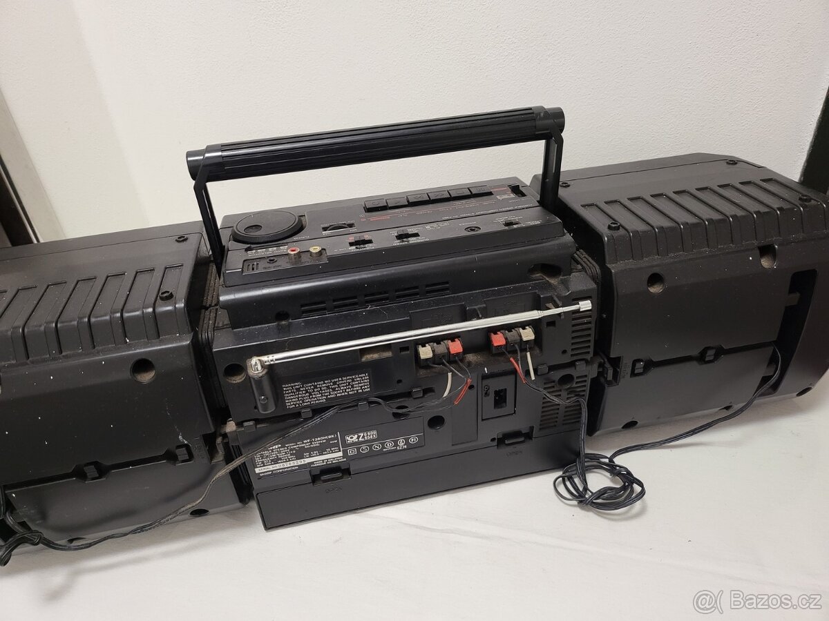 hifi, rmg, rádio, BOOMBOX Sharp, retro - 7