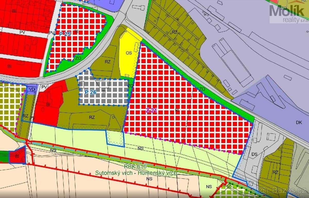 Pozemek 17476 m2, obec Lovosice - 7