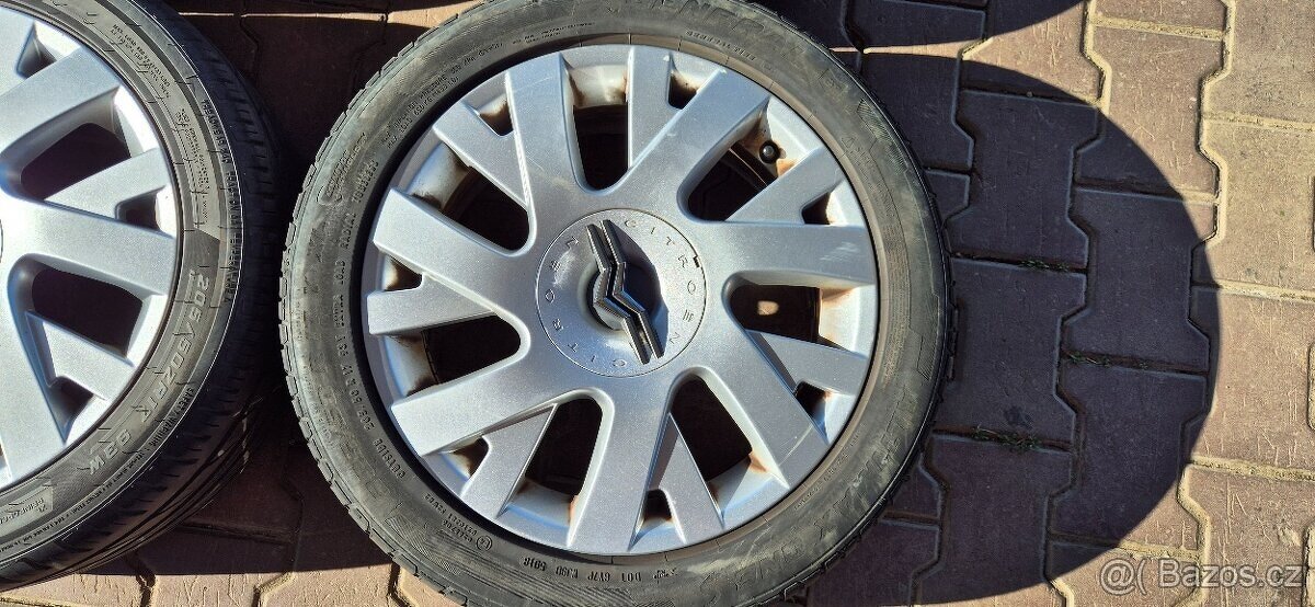 Alu kola Citroen C4 Grand 4x108 6,5x17 ET26 205/50r17 letní - 7