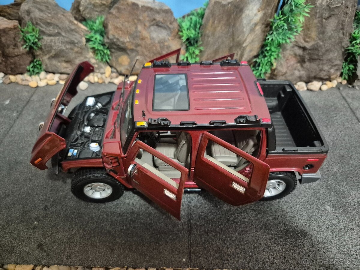 Prodám model 1:18 Hummer H2 pickup - 7