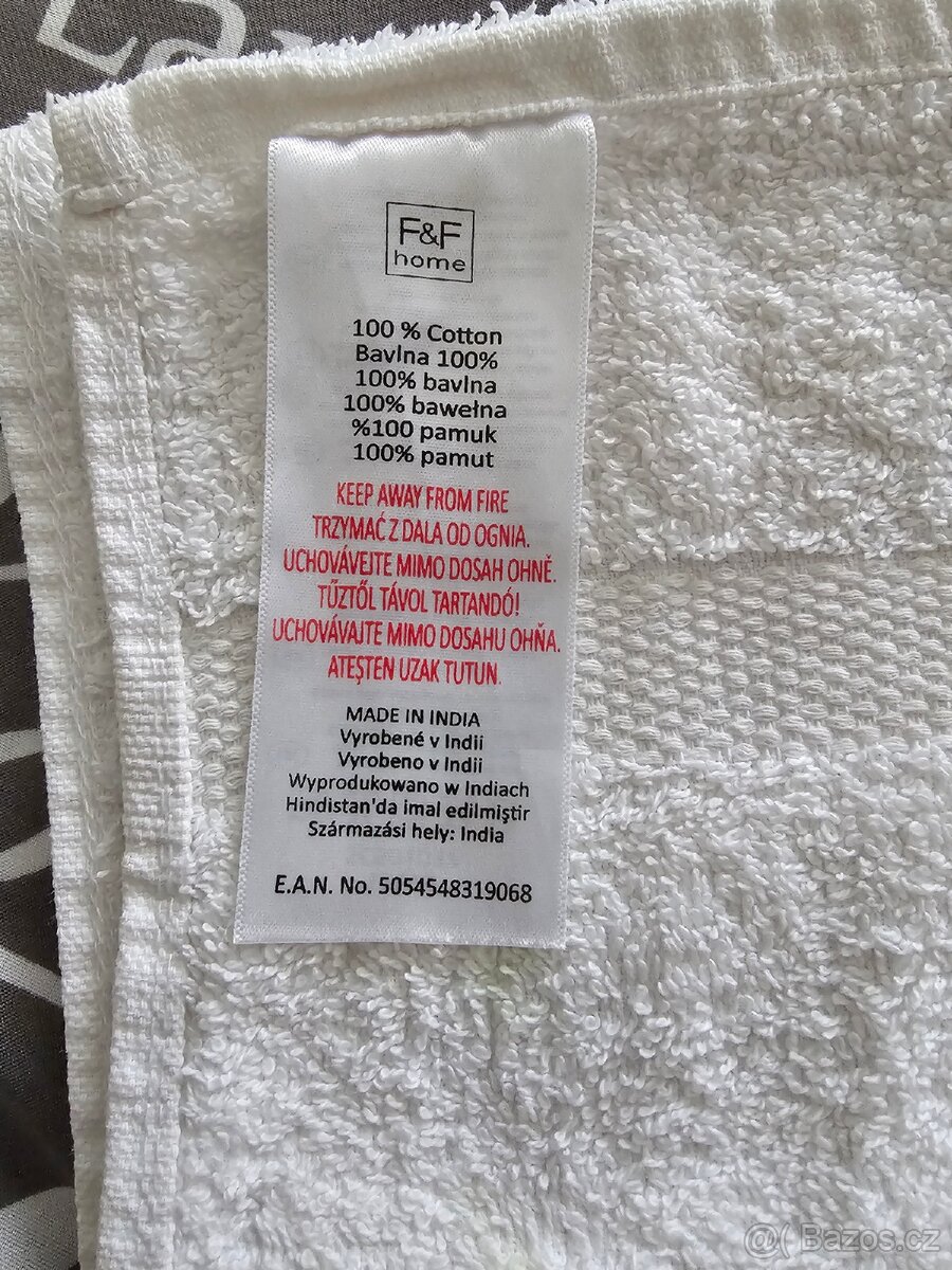 Ručníky froté bílé - 7