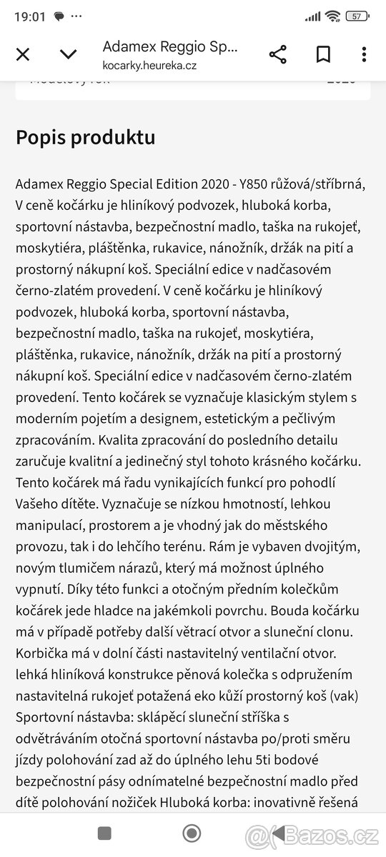 Kočárek Adamex Reggio special edition 2020 - 7