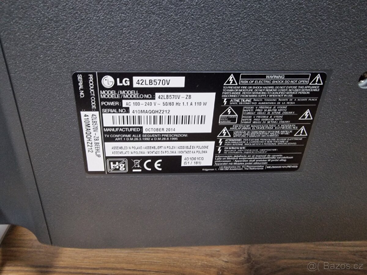 Led smart TV Lg 107cm - 7