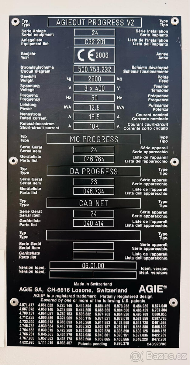 Drátová řezačka AGIE AGIECUT PROGRESS V2 + příslušenství - 7