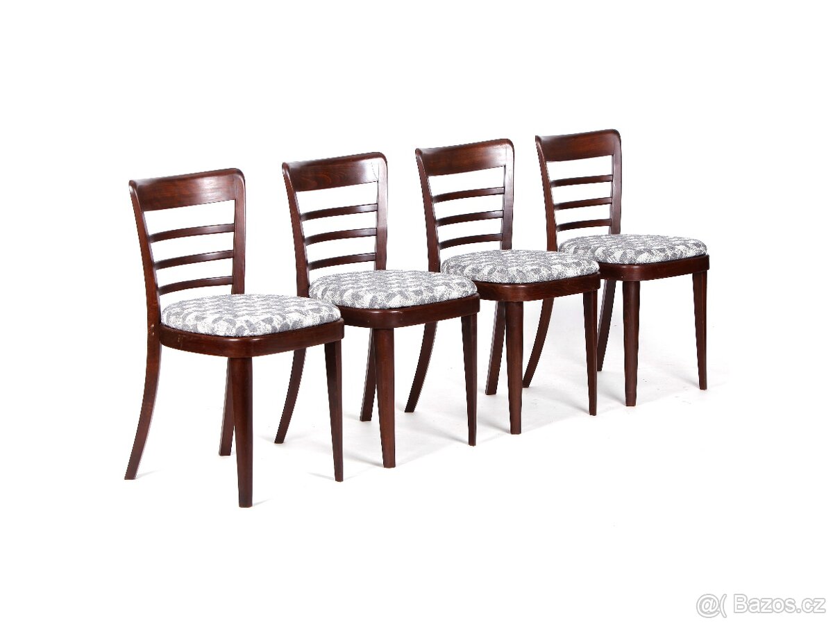Přečalouněné retro židle SETONA, 4 kusy. - 7