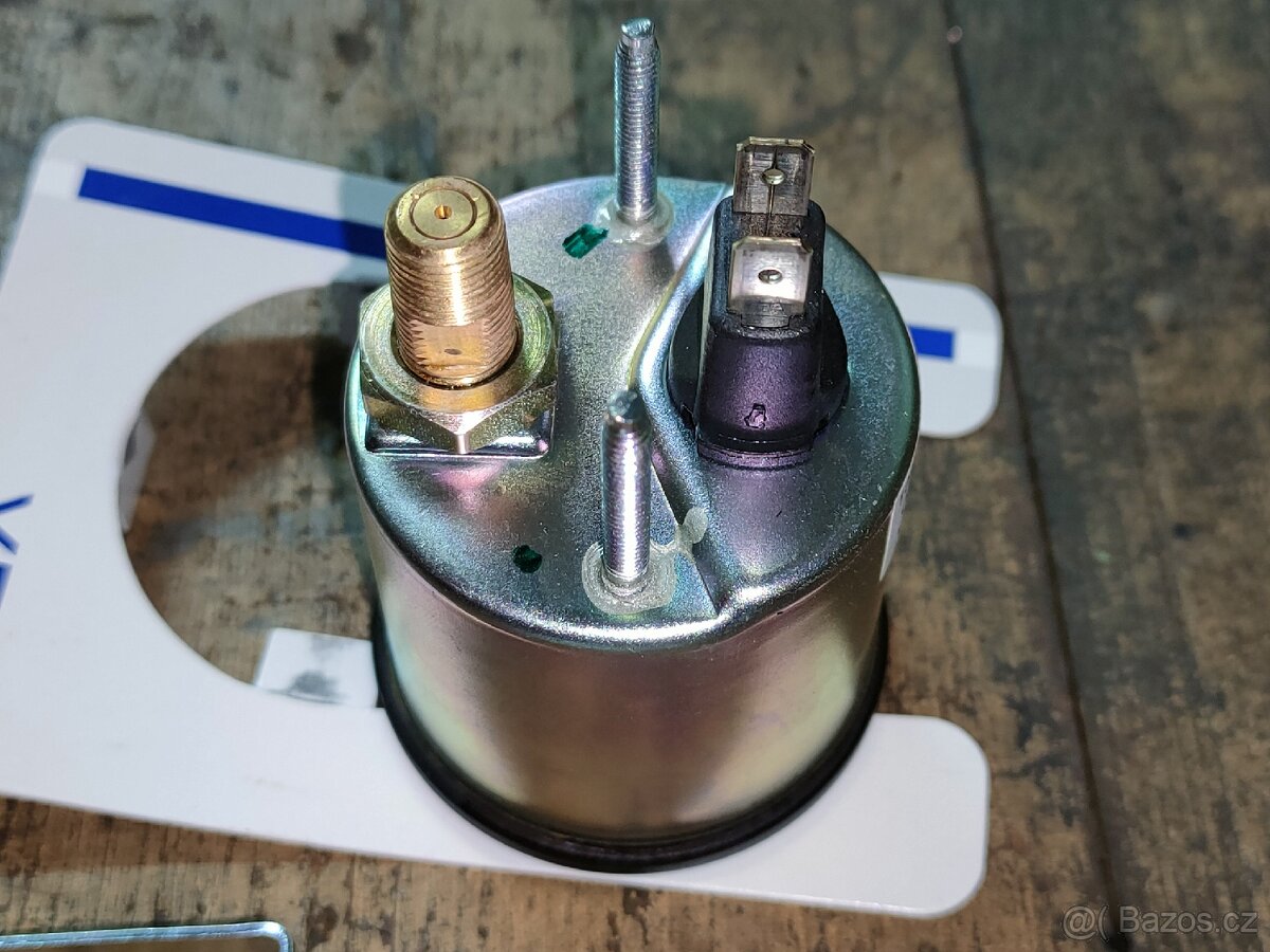 Nový VDO Vacuum meter 52mm - měřič podtlaku v sání - 7