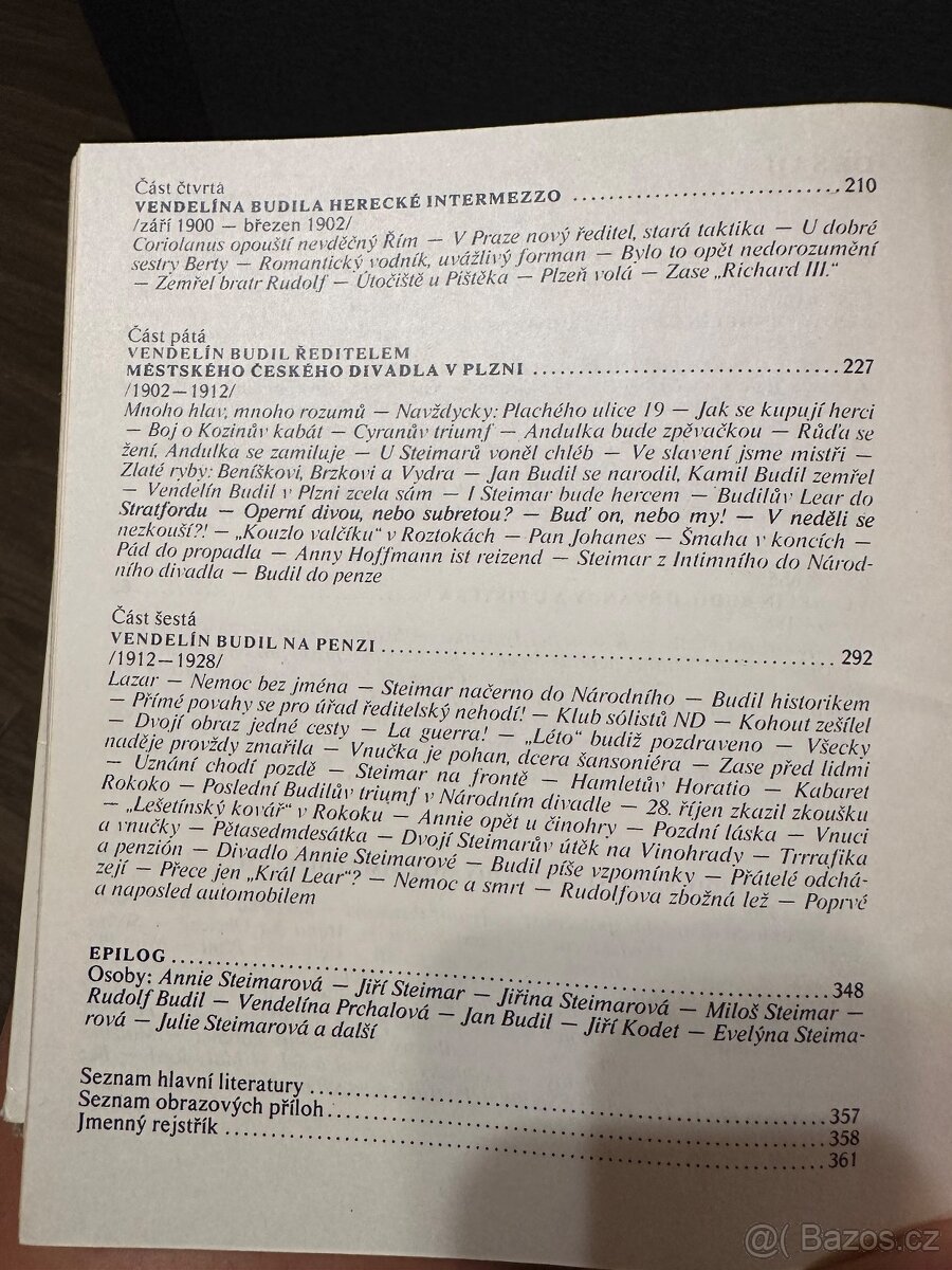 Starší knihy o divadle - 7