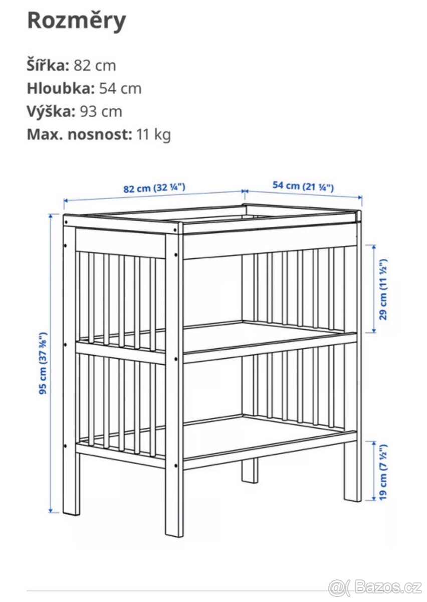 Přebalovací pult Gulliver - IKEA - 7