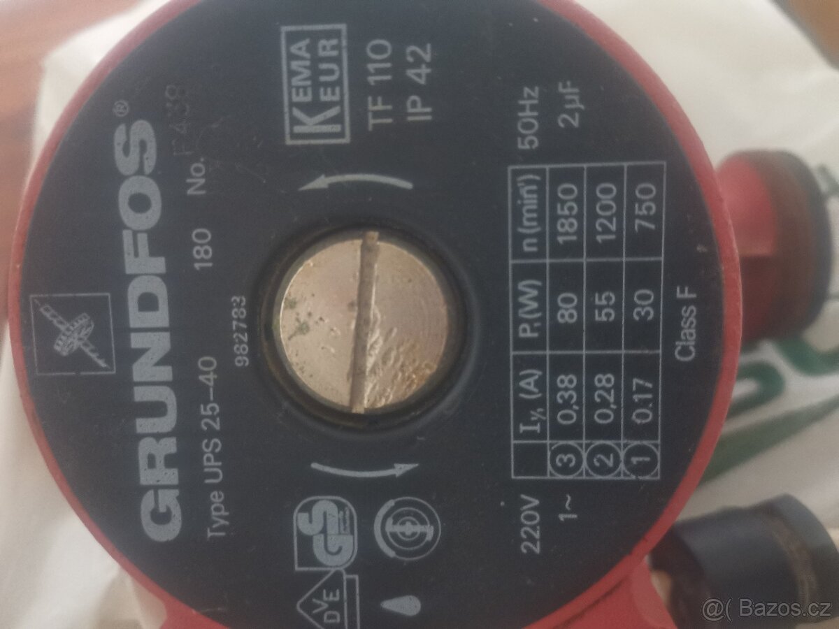 oběhové čerpadlo k topení GRUNDFOS - 7