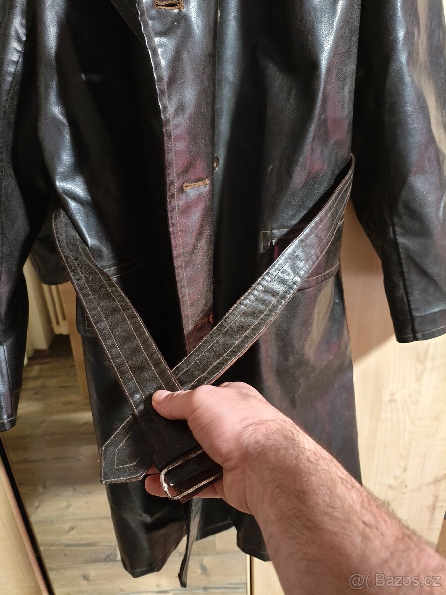 Kožený vojenský kabát - 7