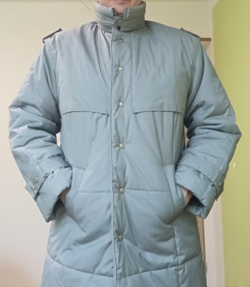 ŠEDÝ DÁMSKÝ ZIMNÍ KABÁT - 7