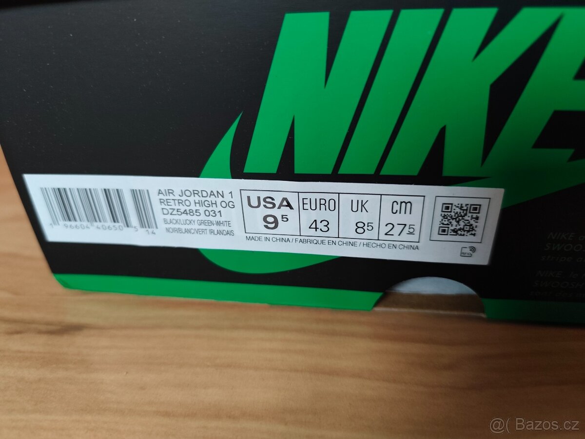 Nike Air Jordan 1 Retro High OG Lucky Green - 7