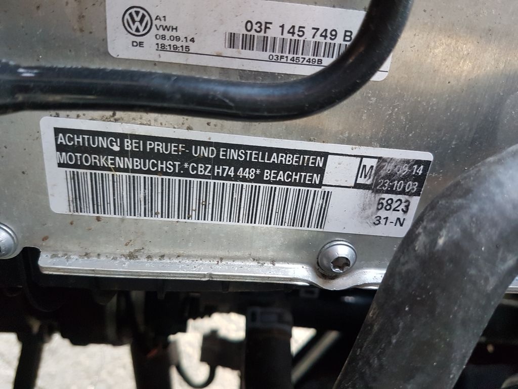 Motor CBZ 1,2 TSi, Rapid, Yeti,... možno vyzkoušet, záruka - 7