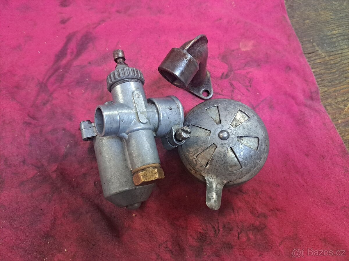 Jawa 50 555 - karburátor Jikov 2914HZ komplet - 7