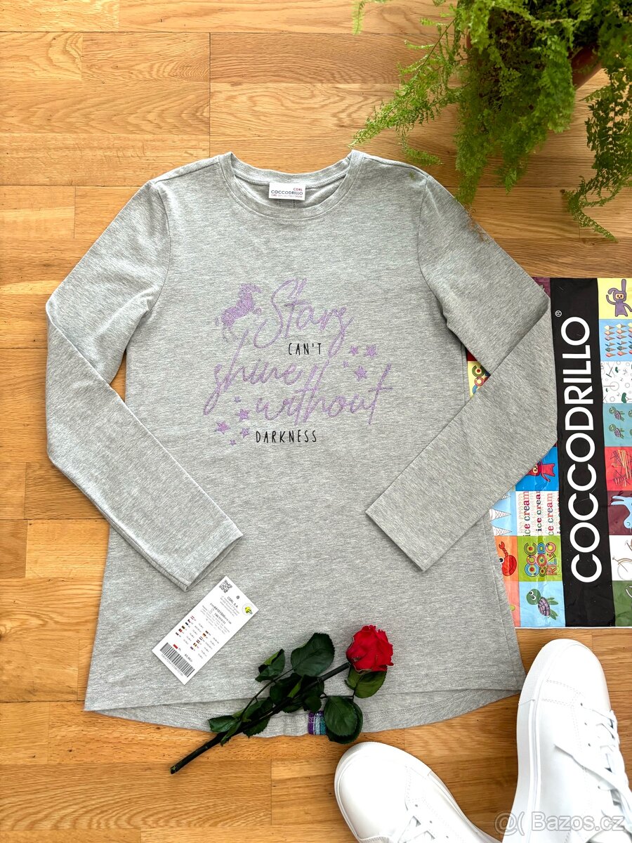 COCCODRILLO krásné tričko tunika 146 - 7