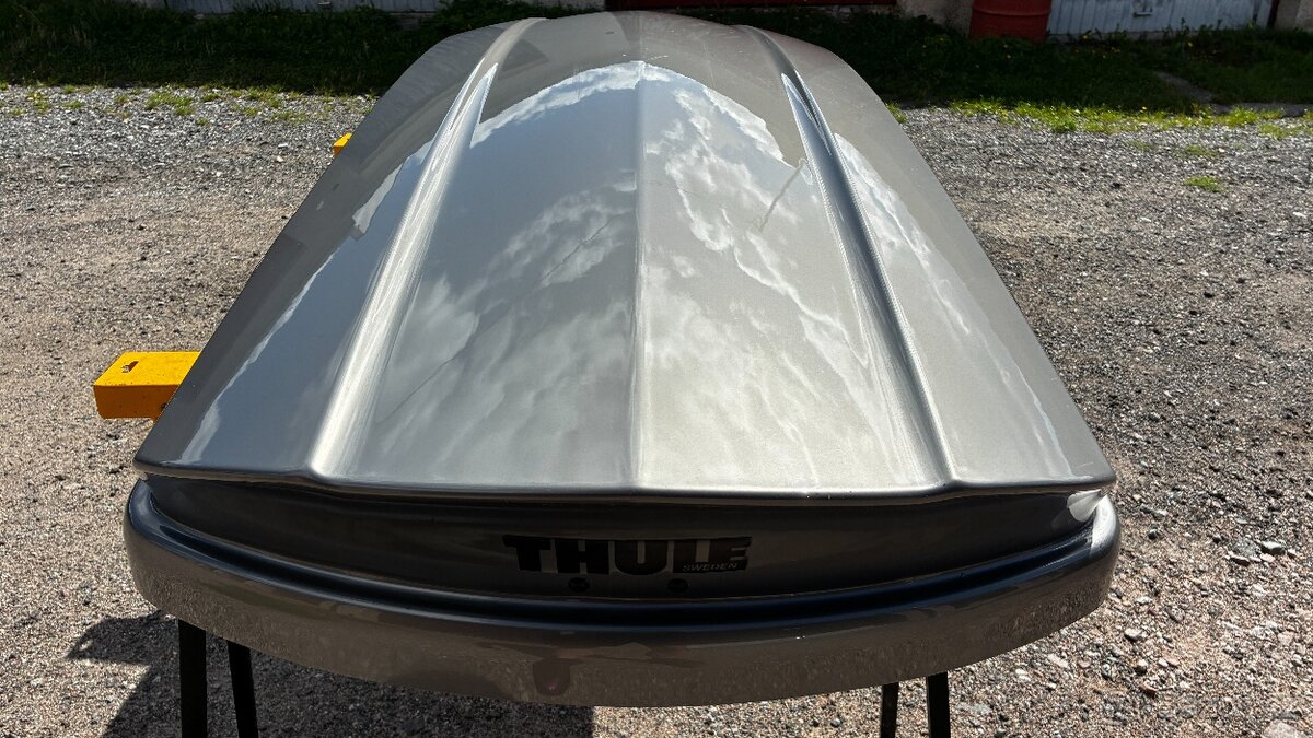THULE DYNAMIC 800 TMAVĚ ŠEDÁ METALÍZA-LESK,TOPSTAV,JAKO NOVÝ - 7