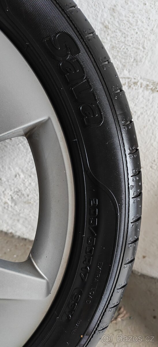 Alu kola Škoda Volans 5x100 s letní pneu 205/50R17 - 7