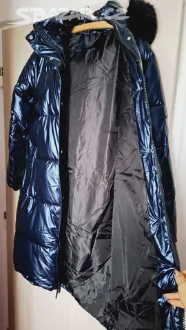 Dámská dlouhá bunda,kabát zimní vel.XL-XXL - 7