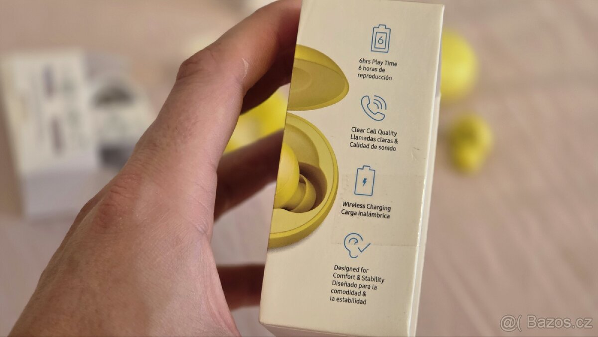 Galaxy buds žlutá komplet balení,originál - 7