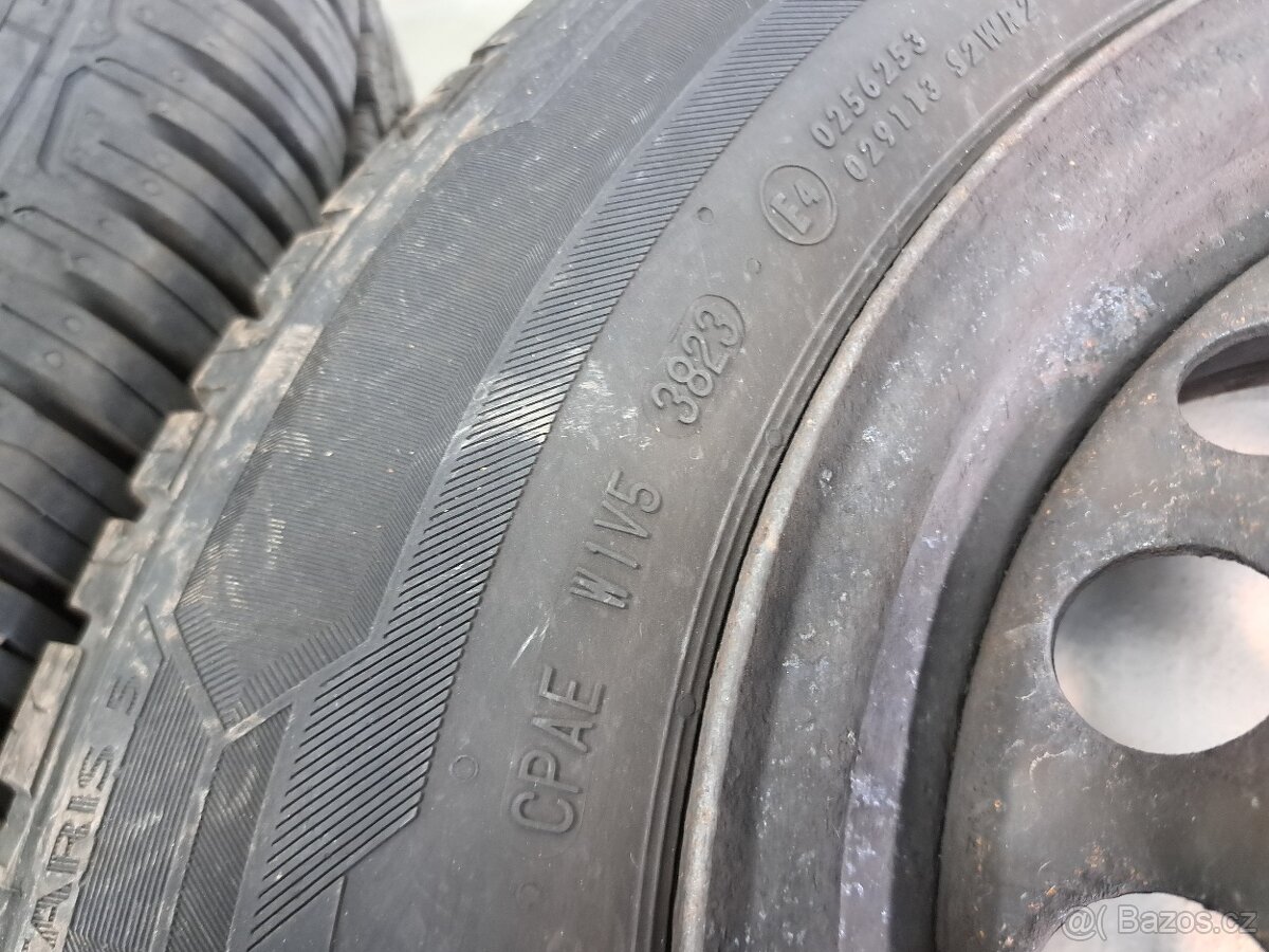 15'' disky 5x112 se zimními 195/65 Barum 8mm - 7