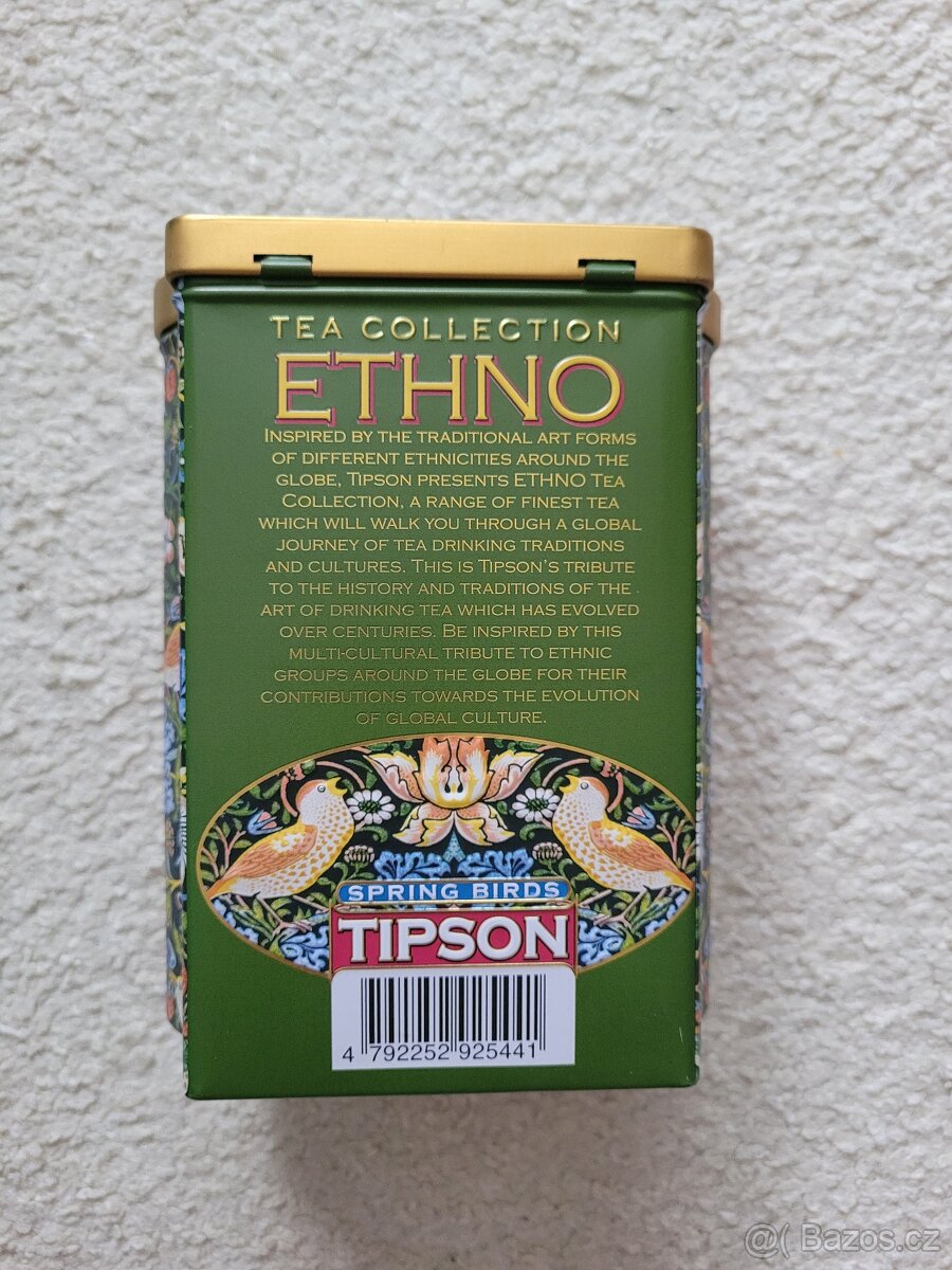 Dóza krabička plechová na čaj - 7