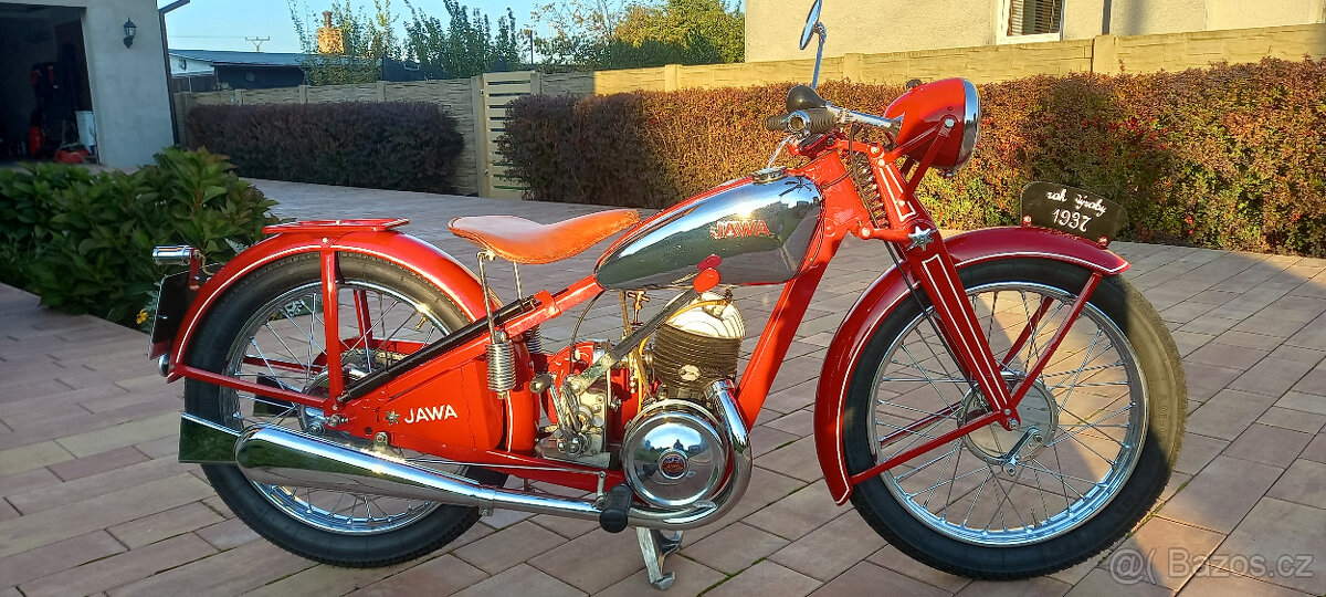 Jawa 250 Special rok výroby 1937, veteránské SPZ - 7