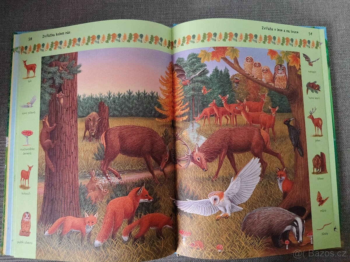 Dětská knížka- Naše zvířata, Nejkrásnější dětská říkadla - 7