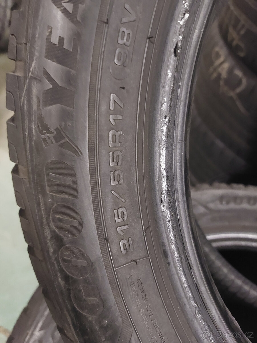 215/55 R17 98V Goodyear Performance+ zimní 4ks - 7