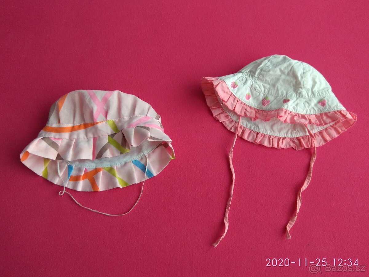 Dětské čepice a kšiltovky do věku 6let - 7