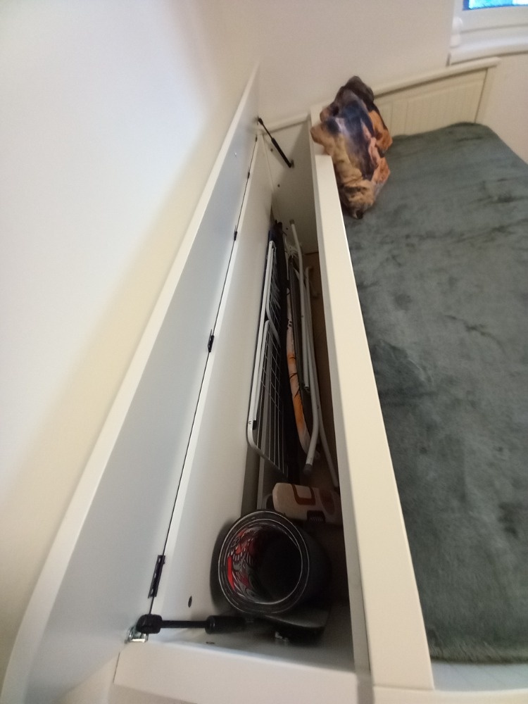 Rozkládací postel Hemnes + uložný prostor - 7