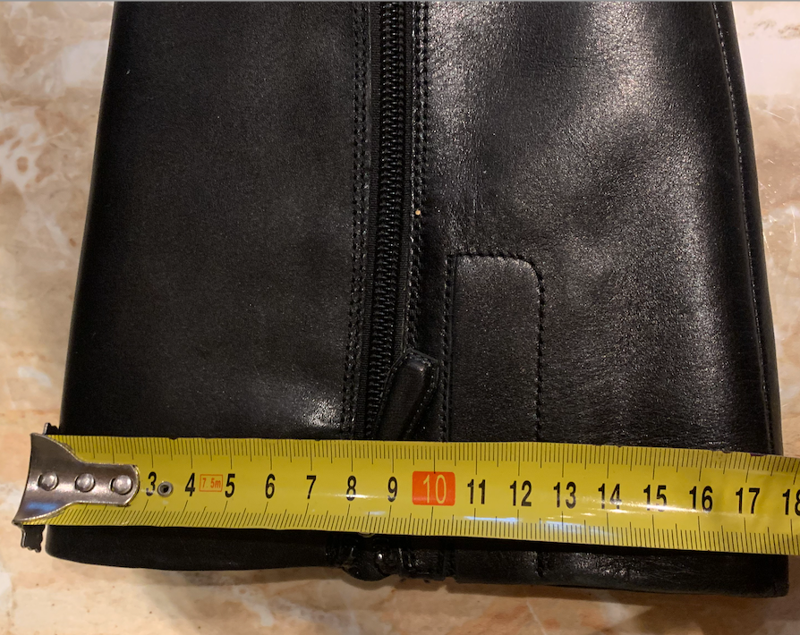 ČERNÉ DÁMSKÉ KOŽENÉ KOZAČKY značka ECCO - 7