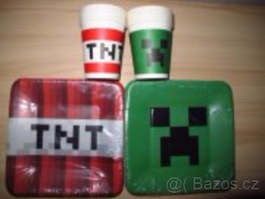 VŠE NÁ MINECRAFT OSLAVU,PÁRTY - 7