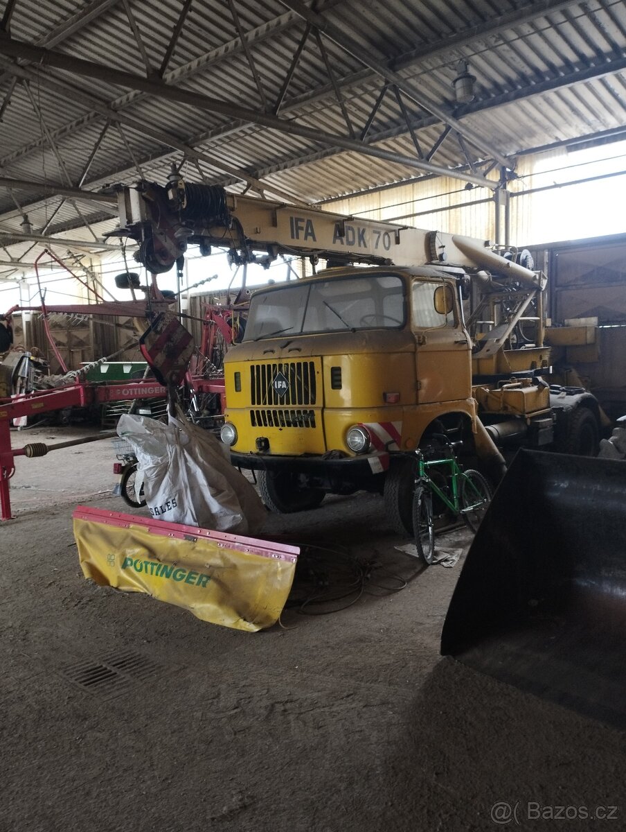 Autojeřáb IFA ADK 70. - 7