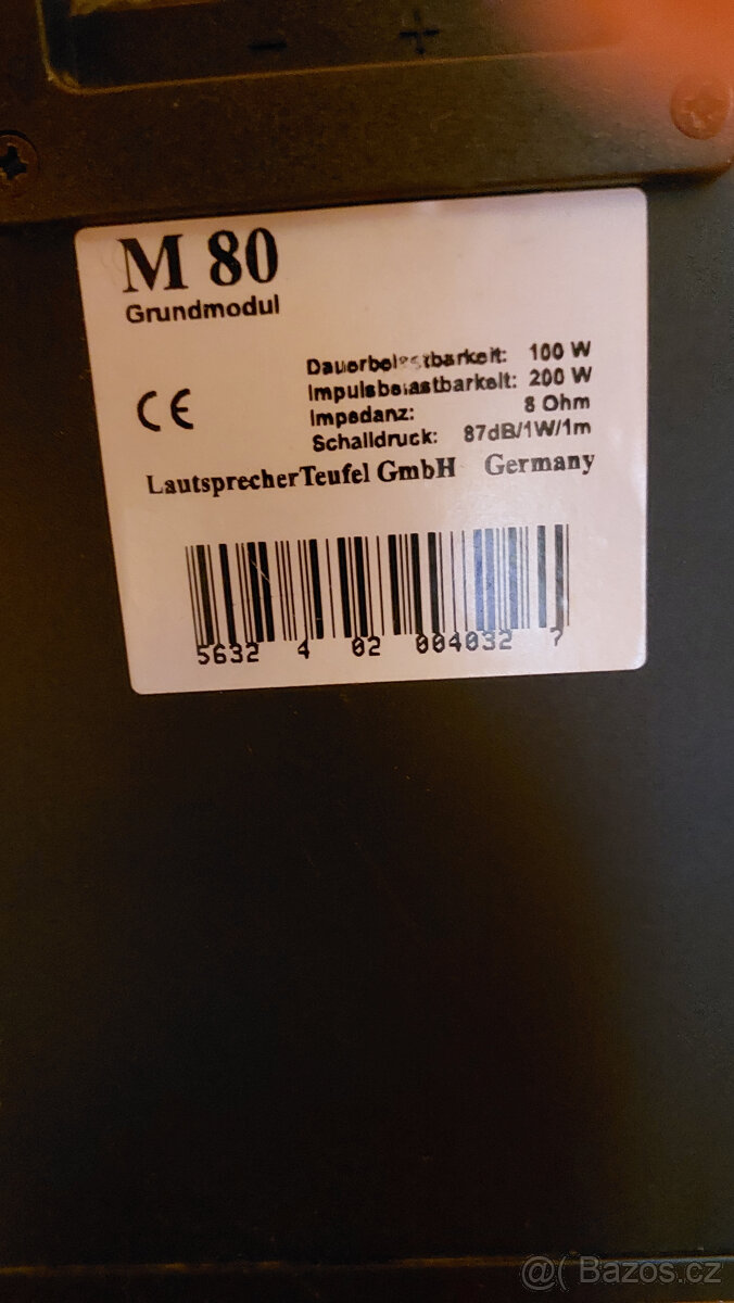 Pasivní Subwoofer Teufel M 800/A + 2 repro M80 - 7